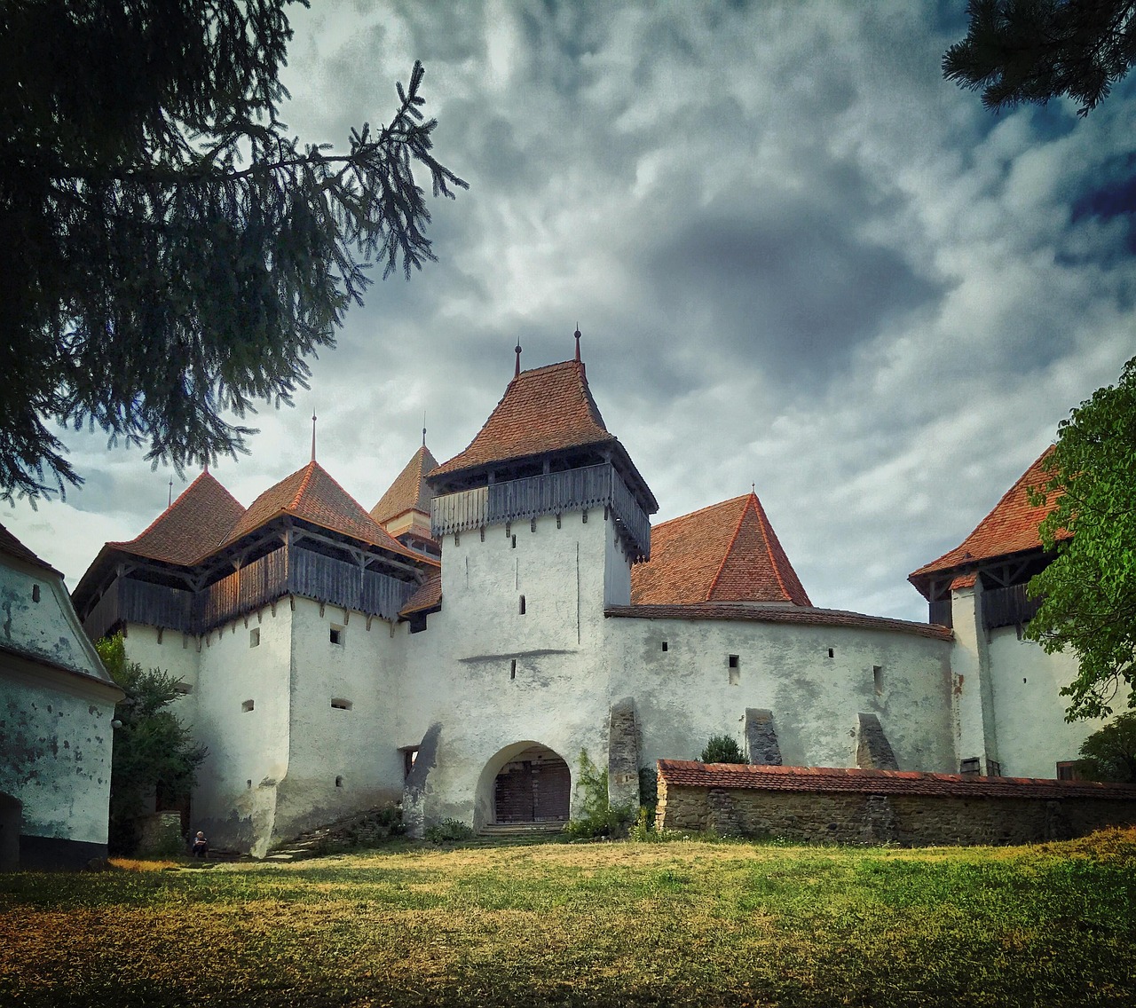 church, castle, fortified, romania, transylvania, architecture, travel, historic, tourism, viscri, europe, building, monument, old, sightseeing, sky, clouds, landscape, culture, famous, landmark, village, romania, viscri, viscri, viscri, viscri, viscri